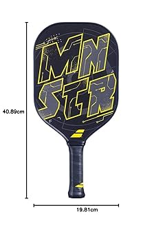 Babolat MNSTR ピックルボールパドル (ブラック/イエロー) Amazon | Babolat MNSTR+ ピックルボールパドル (ブラック